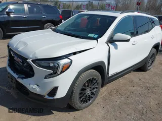 2018 GMC Terrain SLE z VIN 3GKALTEV7JL157776, wystawiony jako IAAI lot #42102081 z przebiegiem 162 712 mil mil oraz . Historia ofert i sprzedaży dostępna na DreamBid. Obrazek 2.