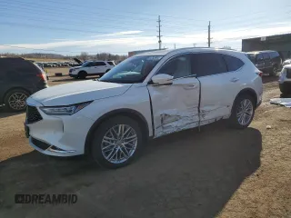 2023 Acura MDX w/Advance Package with VIN 5J8YE1H84PL002297, listed as a Copart auction lot 84763984 with 10,077 mi miles and Salvage Title. Bid and sale history available at carsss.com. Image 1.