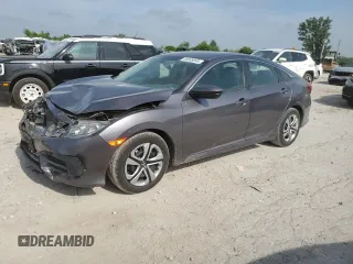 2017 Honda Civic LX with VIN 19XFC2F58HE041088, listed as a Copart auction lot 60899895 with 61,851 mi miles and Salvage title. Bid and sale history available at DreamBid. Image 1.