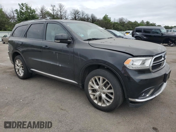 2016 Dodge Durango Limited with VIN 1C4RDJDG3GC323301, listed as a Copart auction lot 59375325 with 122,941 mi miles and Clean title. Bid and sale history available at DreamBid. Image 4.