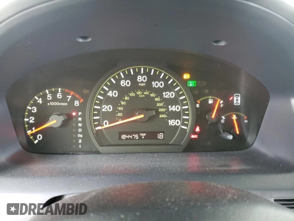 2005 Honda Accord EX z VIN 1HGCM56725A140184, wystawiony jako Copart lot #53382745 z przebiegiem 184 475 mil mil oraz Szkody całkowita. Historia ofert i sprzedaży dostępna na DreamBid. Obrazek 9.