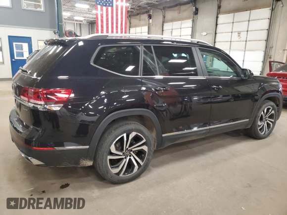2023 Volkswagen Atlas SEL with VIN 1V2BR2CA4PC509658, listed as a Copart auction lot 53469315 with 33,351 mi miles and Salvage title. Bid and sale history available at DreamBid. Image 3.