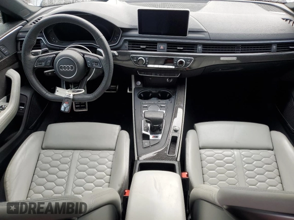 2019 Audi RS 5 Sportback z VIN WUABWCF58KA906988, wystawiony jako Copart lot #56739905 z przebiegiem 34 998 mil mil oraz Szkody całkowita. Historia ofert i sprzedaży dostępna na DreamBid. Obrazek 8.
