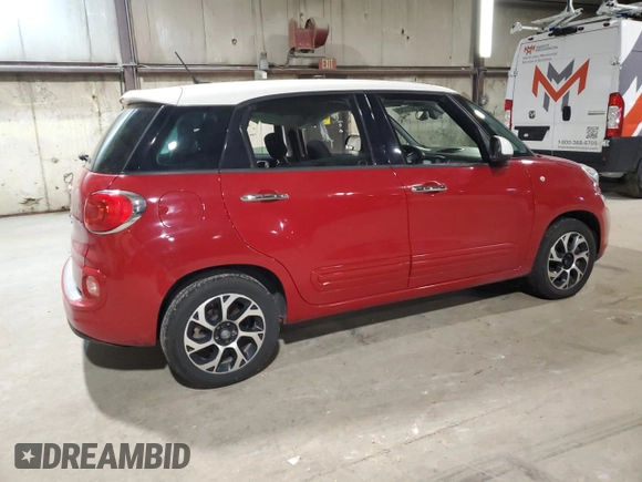 2015 FIAT 500L Easy with VIN ZFBCFABH9FZ030061, listed as a Copart auction lot 55311245 with 101,284 mi miles and Salvage title. Bid and sale history available at DreamBid. Image 3.