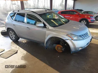 2006 Nissan Murano SL with VIN JN8AZ08W86W513364, listed as a IAAI auction lot 41862202 with 168,454 mi miles and . Bid and sale history available at DreamBid. Image 1.