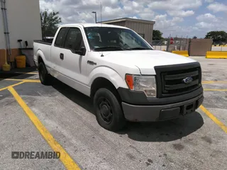 2014 Ford F-150 XL with VIN 1FTEX1CM5EKD69115, listed as a IAAI auction lot 41828506 with 188,824 mi miles. Bid and sale history available at carsss.com. Image 1.