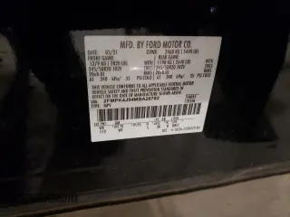 2021 Ford Edge SEL with VIN 2FMPK4J94MBA20782, listed as a Copart auction lot 50513635 with 41,290 mi miles and Salvage Title. Bid and sale history available at carsss.com. Image 16.