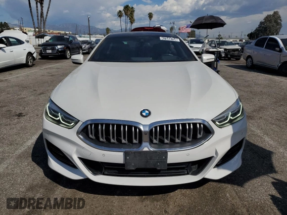 2023 BMW 8 Series 840i with VIN WBAGV4C01PCL65666, listed as a Copart auction lot 47543754 with 31,703 mi miles and . Bid and sale history available at DreamBid. Image 5.