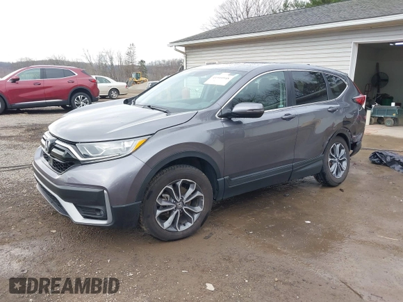 2022 Honda CR-V EX-L with VIN 7FARW2H89NE049187, listed as a IAAI auction lot 41910948 with 35,060 mi miles. Bid and sale history available at carsss.com. Image 18.