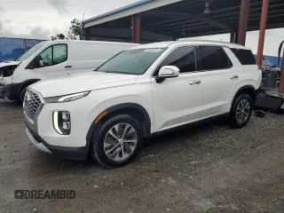 2020 Hyundai Palisade SEL with VIN KM8R24HE8LU140153, listed as a Copart auction lot 58483925 with 56,505 mi miles and Non repairable. Bid and sale history available at DreamBid. Image 1.