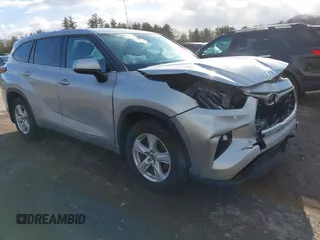 2021 Toyota Highlander L with VIN 5TDBZRBH7MS073469, listed as a IAAI auction lot 41731733 with 59,764 mi miles and . Bid and sale history available at DreamBid. Image 1.