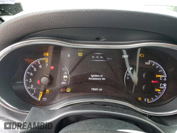 2017 Jeep Grand Cherokee Trailhawk with VIN 1C4RJFLG7HC674060, listed as a Copart auction lot 61130225 with 79,351 mi miles and Salvage title. Bid and sale history available at DreamBid. Image 9.