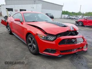 2015 Ford Mustang EcoBoost with VIN 1FA6P8TH7F5411127, listed as a IAAI auction lot 42041294 with 144,067 mi miles and . Bid and sale history available at carsss.com. Image 1.
