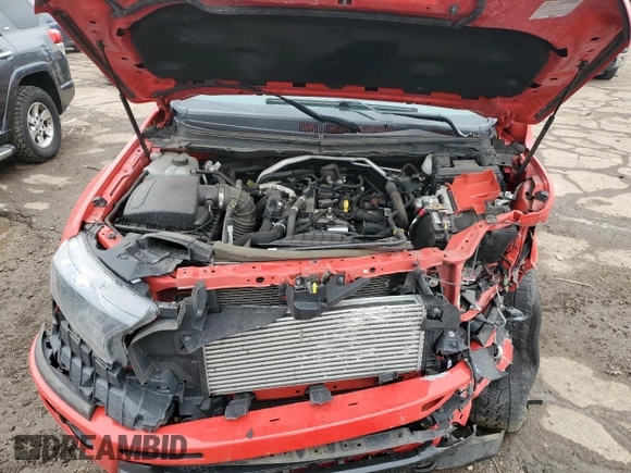 2020 Ford Ranger XL with VIN 1FTER1FH1LLA59768, listed as a Copart auction lot 85789834 with 31,185 mi miles and Salvage title. Bid and sale history available at DreamBid. Image 13.