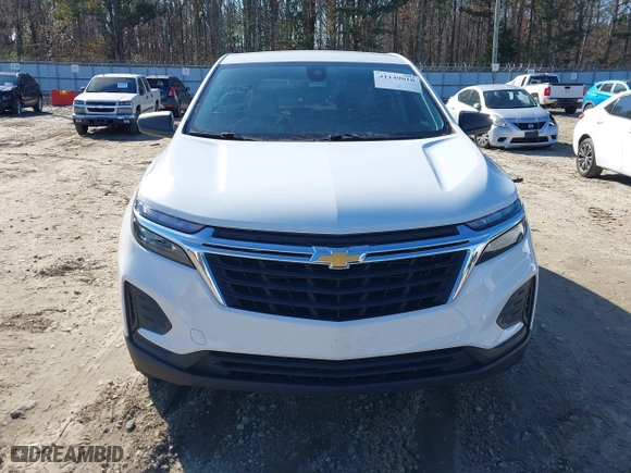 2022 Chevrolet Equinox LS with VIN 3GNAXHEV5NS170333, listed as a IAAI auction lot 41149010 with 55,793 mi miles. Bid and sale history available at carsss.com. Image 12.