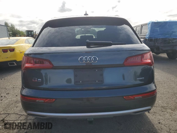 2019 Audi Q5 Premium with VIN WA1ANAFY4K2091932, listed as a Copart auction lot 57597415 with 66,430 mi miles and Salvage title. Bid and sale history available at DreamBid. Image 6.