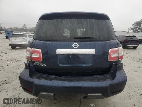 2020 Nissan Armada SL with VIN JN8AY2ND3L9108136, listed as a Copart auction lot 42542315 with 85,152 mi miles and Salvage Title. Bid and sale history available at carsss.com. Image 6.