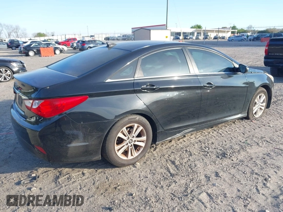 2014 Hyundai Sonata GLS with VIN 5NPEB4AC8EH921120, listed as a IAAI auction lot 41891370 with 187,931 mi miles and . Bid and sale history available at carsss.com. Image 4.
