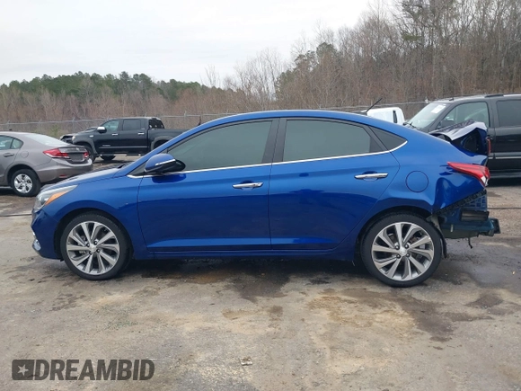 2021 Hyundai Accent Limited with VIN 3KPC34A6XME144957, listed as a IAAI auction lot 41543025 with 41,253 mi miles. Bid and sale history available at carsss.com. Image 15.