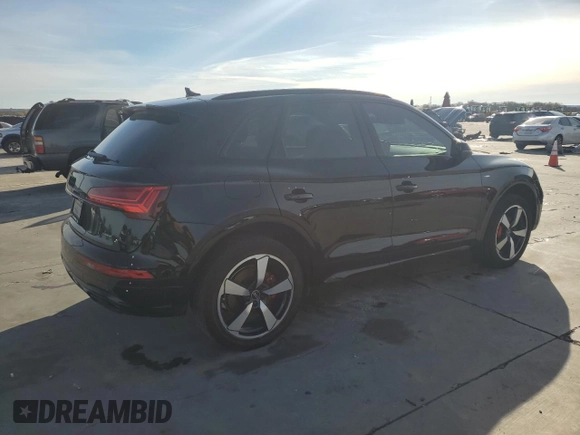2024 Audi Q5 S line Premium Plus with VIN WA1EABFY5R2036077, listed as a Copart auction lot 80587784 with 6,047 mi miles and Salvage Title. Bid and sale history available at DreamBid. Image 3.