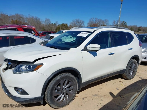 2016 Nissan Rogue SV with VIN 5N1AT2MV0GC770510, listed as a IAAI auction lot 41633428 with 81324 miles. Bid and sale history available at carsss.com. Image 14.