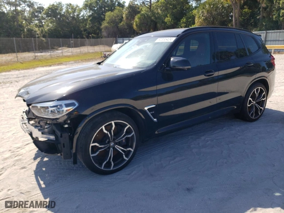 2020 BMW X3 M Competition with VIN 5YMTS0C00L9B36805, listed as a Copart auction lot 52365404 with 24,732 mi miles. Bid and sale history available at carsss.com. Image 1.