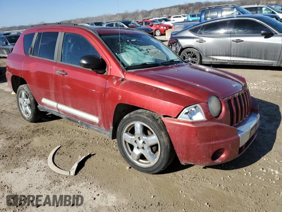 2007 Jeep Compass Limited with VIN 1J8FF57W17D169570, listed as a Copart auction lot 44238425 with 106,033 mi miles and Salvage Title. Bid and sale history available at carsss.com. Image 4.