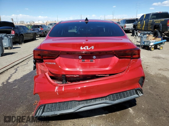2023 Kia Forte LXS with VIN 3KPF24AD5PE652188, listed as a Copart auction lot 47497435 with 56,446 mi miles and Salvage Title. Bid and sale history available at carsss.com. Image 6.