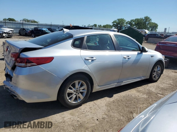2018 Kia Optima S with VIN 5XXGT4L34JG236752, listed as a Copart auction lot 57867154 with 174,484 mi miles and Non repairable. Bid and sale history available at DreamBid. Image 3.