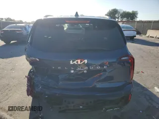 2024 Kia Telluride S with VIN 5XYP64GC3RG489652, listed as a Copart auction lot 61755995 with 9,479 mi miles and Salvage title. Bid and sale history available at DreamBid. Image 6.