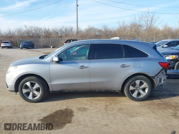 2016 Acura MDX with VIN 5FRYD4H25GB062542, listed as a IAAI auction lot 41720963 with 133,711 mi miles. Bid and sale history available at carsss.com. Image 15.