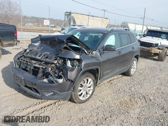2016 Jeep Cherokee Limited z VIN 1C4PJLDB1GW272654, wystawiony jako IAAI lot #41793549 z przebiegiem Nie podano mil oraz . Historia ofert i sprzedaży dostępna na DreamBid. Obrazek 2.