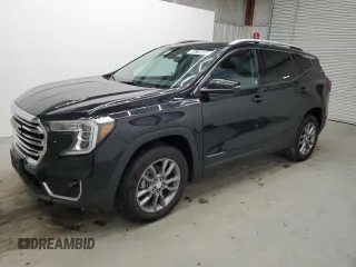 2023 GMC Terrain SLT z VIN 3GKALVEG8PL189268, wystawiony jako Copart lot #65730585 z przebiegiem 59 915 mil mil oraz Czysty tytuł • Clean title. Historia ofert i sprzedaży dostępna na DreamBid. Obrazek 1.