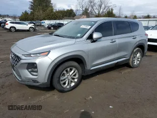 2020 Hyundai Santa Fe SE with VIN 5NMS2CAD0LH301068, listed as a Copart auction lot 47213665 with 111,579 mi miles and Salvage Title. Bid and sale history available at DreamBid. Image 1.