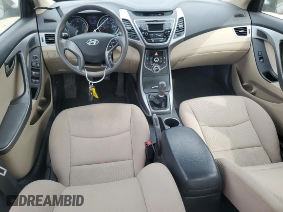2014 Hyundai Elantra SE z VIN KMHDH4AE9EU107698, wystawiony jako Copart lot #56460845 z przebiegiem 179 338 mil mil oraz Szkoda całkowita • Salvage title. Historia ofert i sprzedaży dostępna na DreamBid. Obrazek 8.