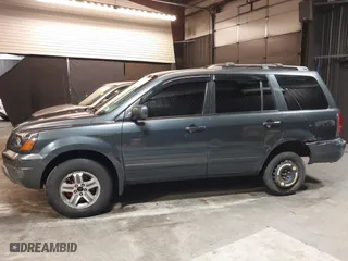 2004 Honda Pilot EX with VIN 2HKYF18584H522438, listed as a IAAI auction lot 41895785 with 118,360 mi miles. Bid and sale history available at carsss.com. Image 15.