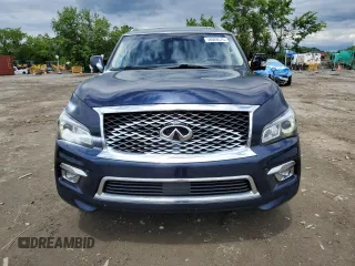 2015 Infiniti QX80 z VIN JN8AZ2NE4F9083550, wystawiony jako Copart lot #58028575 z przebiegiem 87 495 mil mil oraz Szkoda całkowita • Salvage title. Historia ofert i sprzedaży dostępna na DreamBid. Obrazek 5.