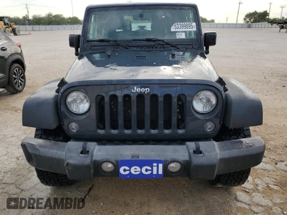 2016 Jeep Wrangler Black Bear with VIN 1C4AJWAG6GL314017, listed as a Copart auction lot 53399895 with 150,853 mi miles and Clean title. Bid and sale history available at DreamBid. Image 5.