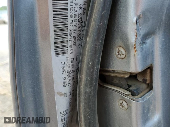 2020 Ram 2500 Big Horn with VIN 3C6UR5JL3LG159955, listed as a Copart auction lot 59462445 with 120,477 mi miles and Salvage title. Bid and sale history available at DreamBid. Image 12.
