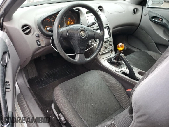 2001 Toyota Celica GT with VIN JTDDR32T510101181, listed as a Copart auction lot 48934235 with 168,001 mi miles and Salvage Title. Bid and sale history available at carsss.com. Image 8.
