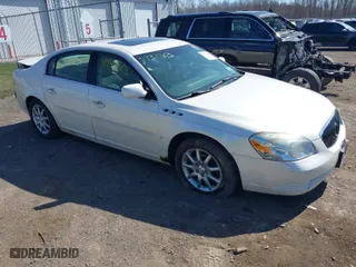 2008 Buick Lucerne CXL with VIN 1G4HD57208U135992, listed as a IAAI auction lot 41938263 with 81,998 mi miles. Bid and sale history available at carsss.com. Image 1.