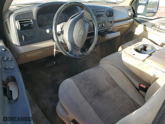 2006 Ford Super Duty F-250 XL with VIN 1FTNF21526ED78634, listed as a Copart auction lot 76741214 with 398,420 mi miles and Salvage Title. Bid and sale history available at carsss.com. Image 8.