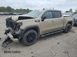 2023 GMC Sierra 1500 Elevation z VIN 3GTUUCE87PG116937, wystawiony jako Copart lot #72790564 z przebiegiem 9 637 mil mil oraz Szkoda całkowita • Salvage title. Historia ofert i sprzedaży dostępna na DreamBid. Obrazek 1.