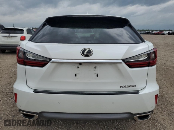 2016 Lexus RX 350 with VIN 2T2ZZMCA4GC032647, listed as a Copart auction lot 55352915 with 87,597 mi miles and Salvage Title. Bid and sale history available at DreamBid. Image 6.