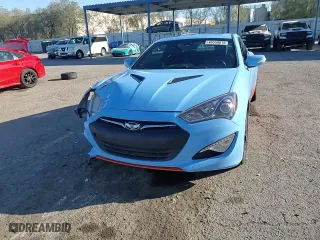 2015 Hyundai Genesis Coupe 3.8L Ultimate with VIN KMHHU6KJ9FU122935, listed as a Copart auction lot 46550015 with 87,569 mi miles and Salvage Title. Bid and sale history available at carsss.com. Image 10.