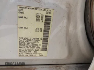 2016 Nissan Altima SR with VIN 1N4AL3AP5GC244671, listed as a IAAI auction lot 42344890 with 152,238 mi miles and . Bid and sale history available at DreamBid. Image 9.