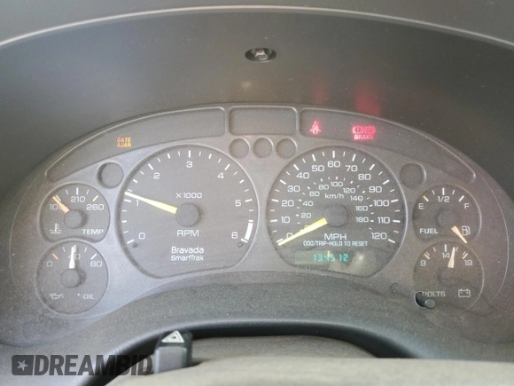 2000 Oldsmobile Bravada z VIN 1GHDT13W7Y2351268, wystawiony jako Copart lot #66408824 z przebiegiem 134 512 mil mil oraz Tytuł czysty. Historia ofert i sprzedaży dostępna na DreamBid. Obrazek 9.