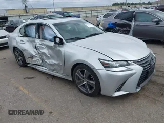 2017 Lexus GS with VIN JTHBA1BL0HA005173, listed as a IAAI auction lot 41697425 with 121,913 mi miles. Bid and sale history available at carsss.com. Image 1.