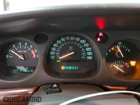 2005 Buick LeSabre Custom with VIN 1G4HP52K35U283094, listed as a Copart auction lot 53076865 with 304,058 mi miles and Salvage Title. Bid and sale history available at carsss.com. Image 9.