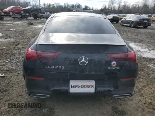 2024 Mercedes-Benz CLA 250 with VIN W1K5J4HB5RN454962, listed as a Copart auction lot 42414615 with 13,443 mi miles and Salvage title. Bid and sale history available at DreamBid. Image 6.